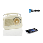 Retroradio met draadloze Bluetooth-technologie