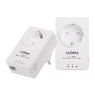 Edimax 500Mbps Nano PowerLine Adapter with Integrated Power Socket KIT