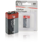 Alkaline 9V-batterij blister 1 stuk