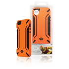 Siliconen/rubberachtig telefoonhoesje voor iPhone 5s/5 oranje