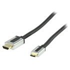 High Speed HDMI-kabel met Ethernet HDMI-connector - HDMI mini-connector 2,00 m zwart