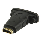 HDMI - DVI-adapter HDMI input - DVI vrouwelijk zwart