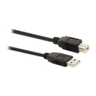 USB 2.0-kabel A male - B male 3,00 m zwart