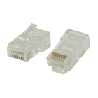 Easy use RJ45 connectoren voor stranded UTP CAT5 kabels 10 stuks