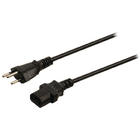 Stroomkabel Zwitserse plug mannelijk - IEC-320-C13 2,00 m zwart