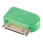 30-pins dock-adapter 30-pins dock mannelijk - USB Micro B vrouwelijk groen