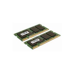Crucial Laptop geheugen 4 GB Kit (2x 2GB) DDR2 800 MHz