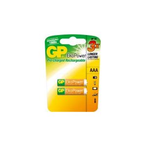 GP EkoPower oplaadbare AAA Micro penlite blister 2