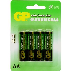 GP Greencell AA Mignon penlite blister 4