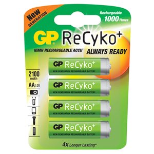 GP ReCyko Ni-MH AA 2050mAh Oplaadbaar