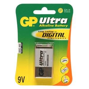 GP Ultra Alkaline 9V 6LR61 Niet Oplaadbaar