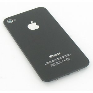 Apple iPhone 4s Backcover Zwart